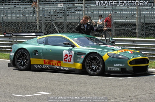 2007-06-24 Monza 397 Aston Martin DB9 - FIA GT Championship